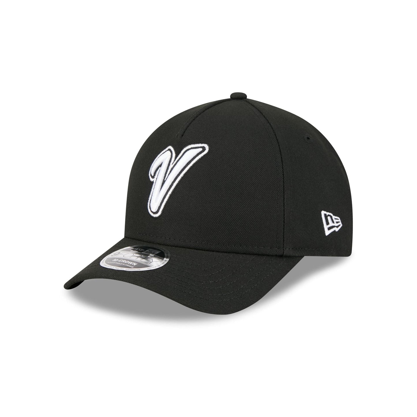 Venezuela World Baseball Classic Black and White 9FORTY M-Crown A-Frame Snapback Hat