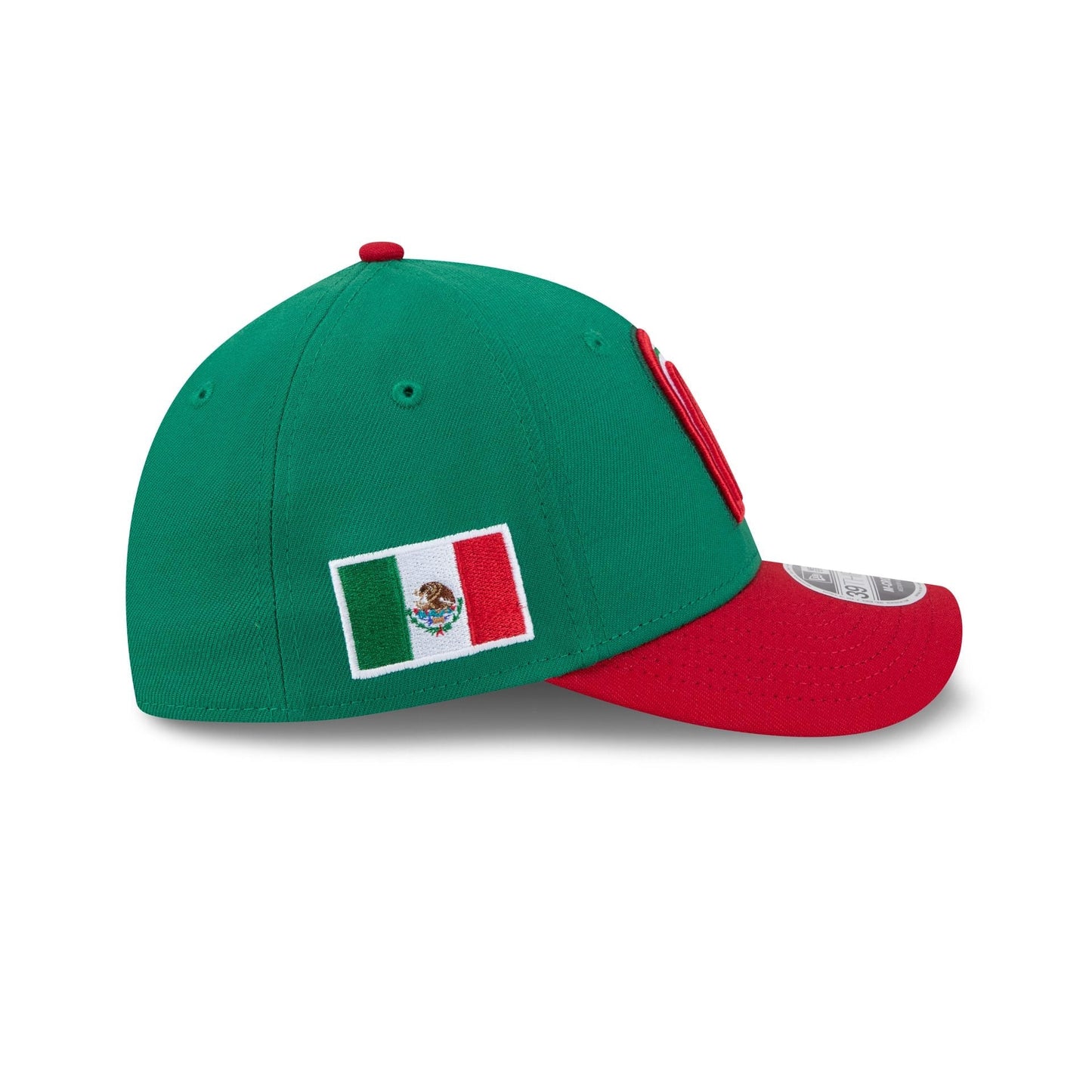 2026 World Baseball Classic Mexico 39THIRTY M-Crown Stretch Fit Hat