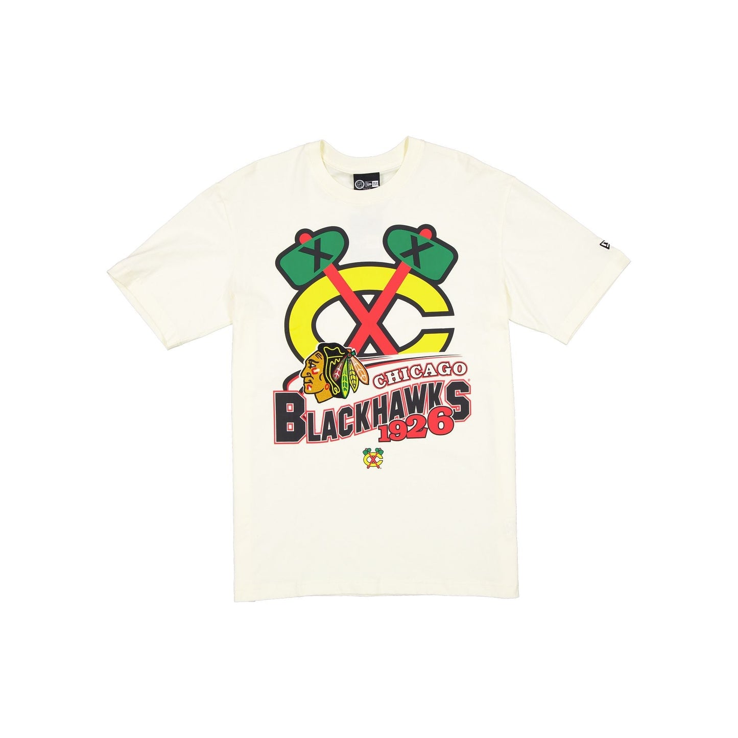 Chicago Blackhawks Retro Chrome White T-Shirt