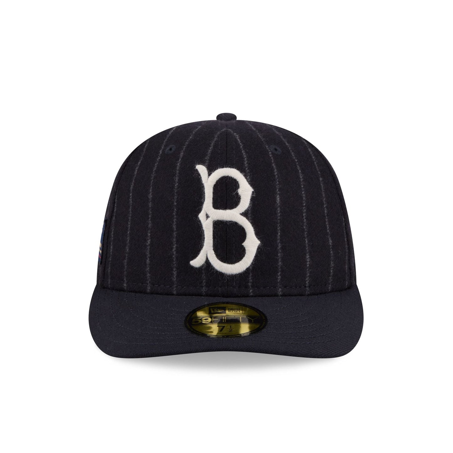 Brooklyn Dodgers Pinstripe Merino & Cashmere Moon 59FIFTY Fitted Hat