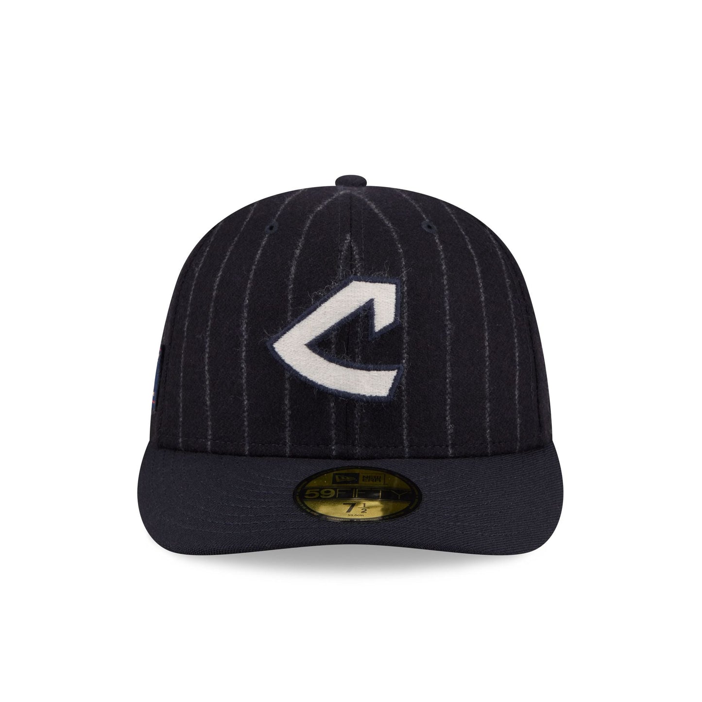 Cleveland Guardians Pinstripe Merino & Cashmere Moon 59FIFTY Fitted Hat