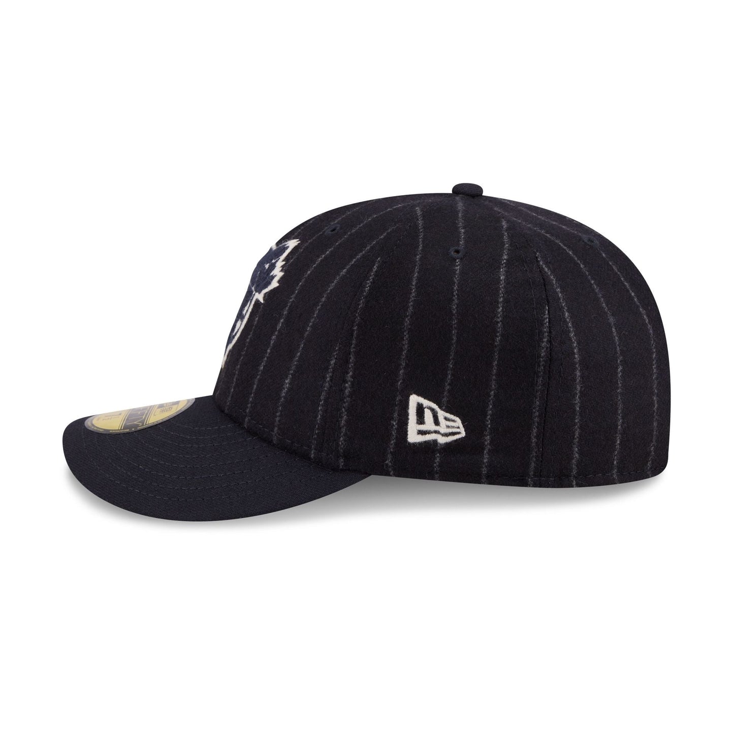 Toronto Blue Jays Pinstripe Merino & Cashmere Moon 59FIFTY Fitted Hat