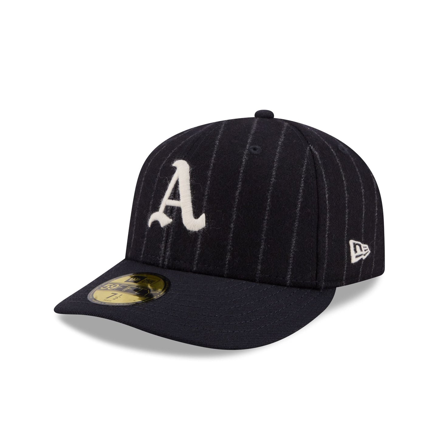 Athletics Pinstripe Merino & Cashmere Moon 59FIFTY Fitted Hat