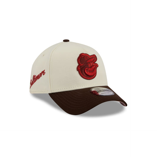 Baltimore Orioles City Script 9FORTY A-Frame Snapback Hat