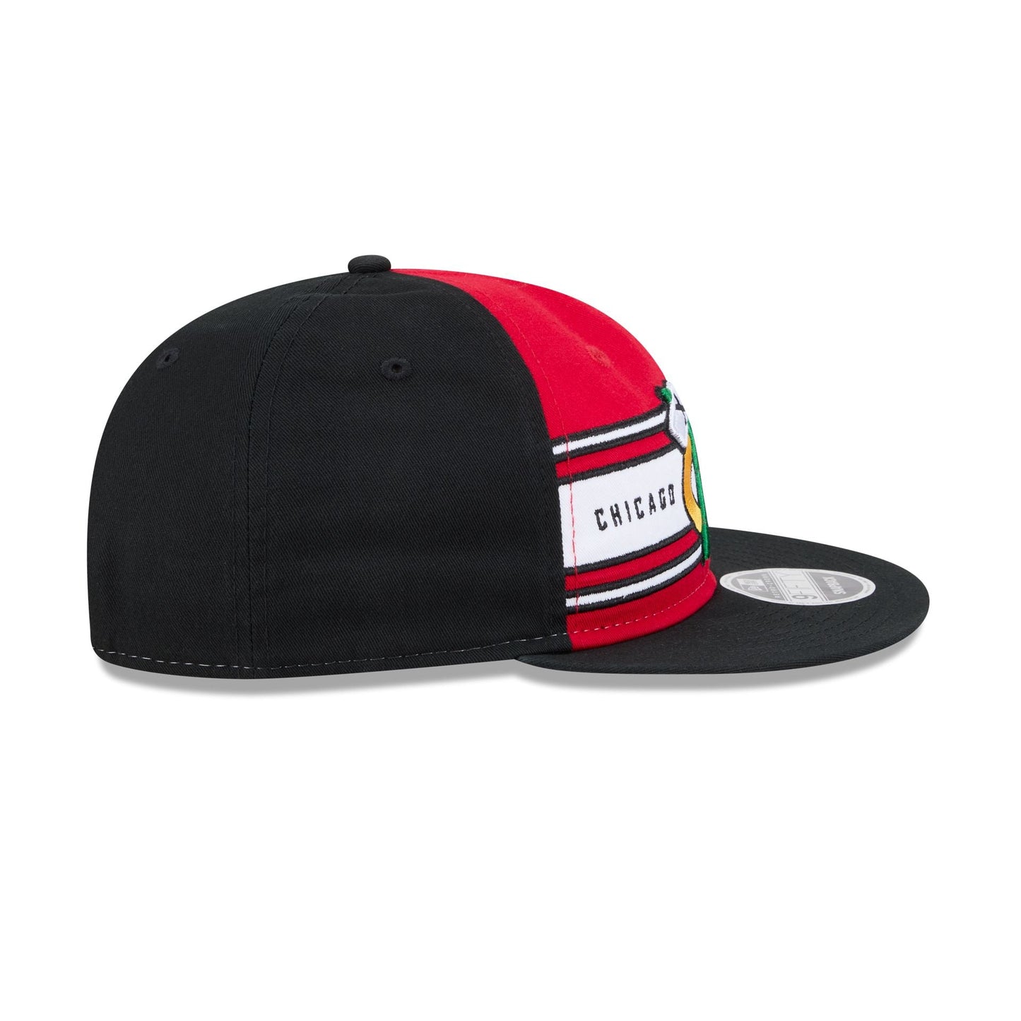 Chicago Blackhawks Team Stripes Retro Crown 9FIFTY Snapback Hat