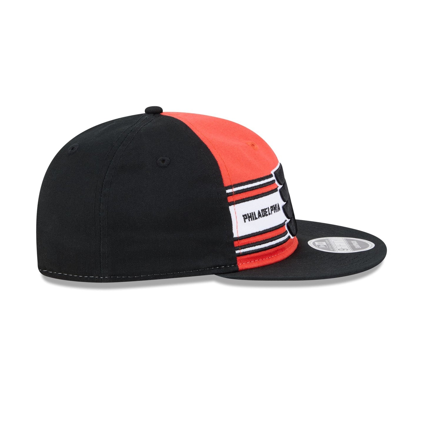 Philadelphia Flyers Team Stripes Retro Crown 9FIFTY Snapback Hat