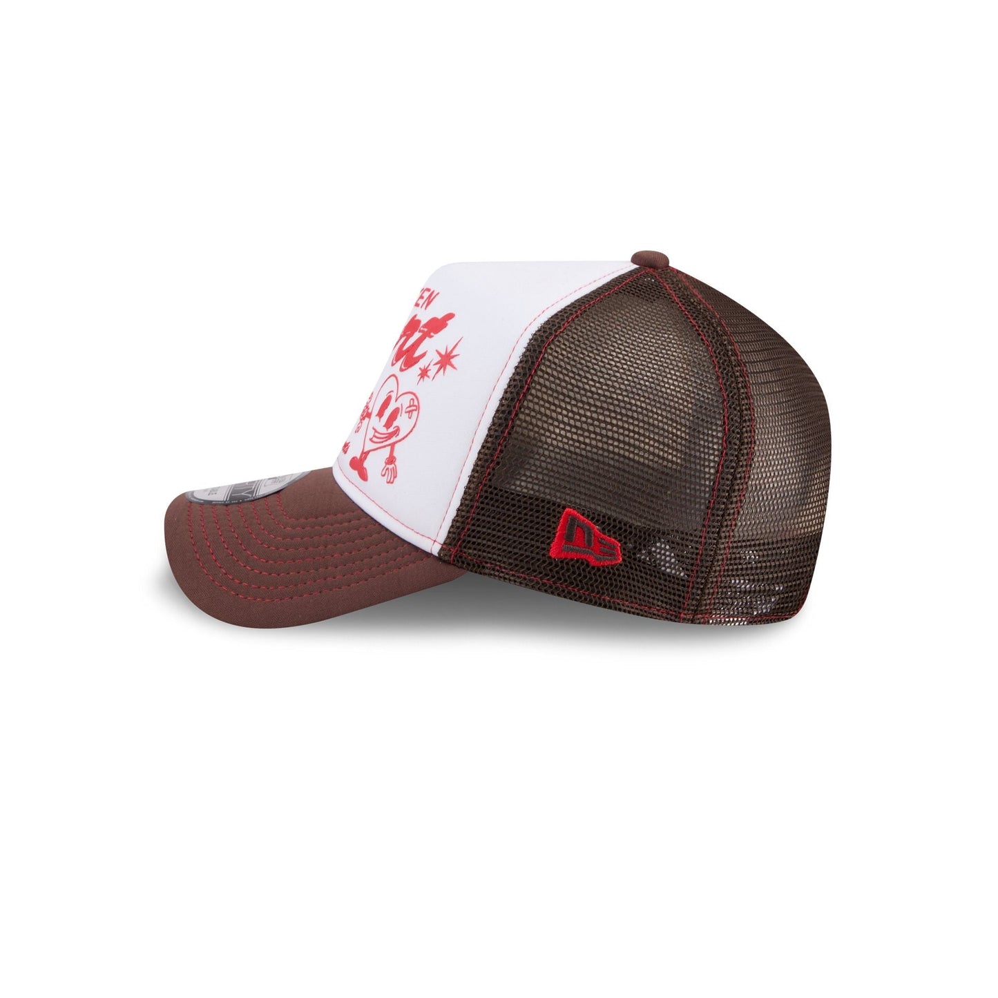 New Era Cap Broken Heart Service & Repair 9FORTY A-Frame Trucker Hat