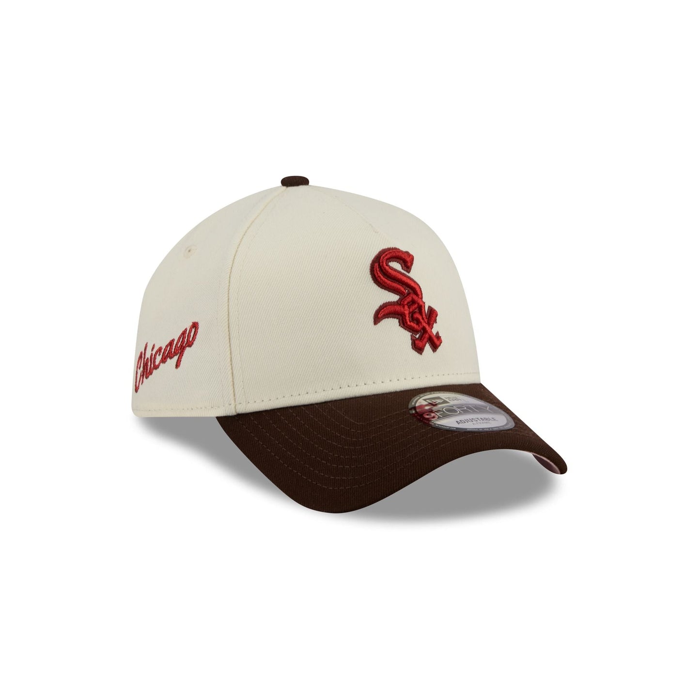 Chicago White Sox City Script 9FORTY A-Frame Snapback Hat