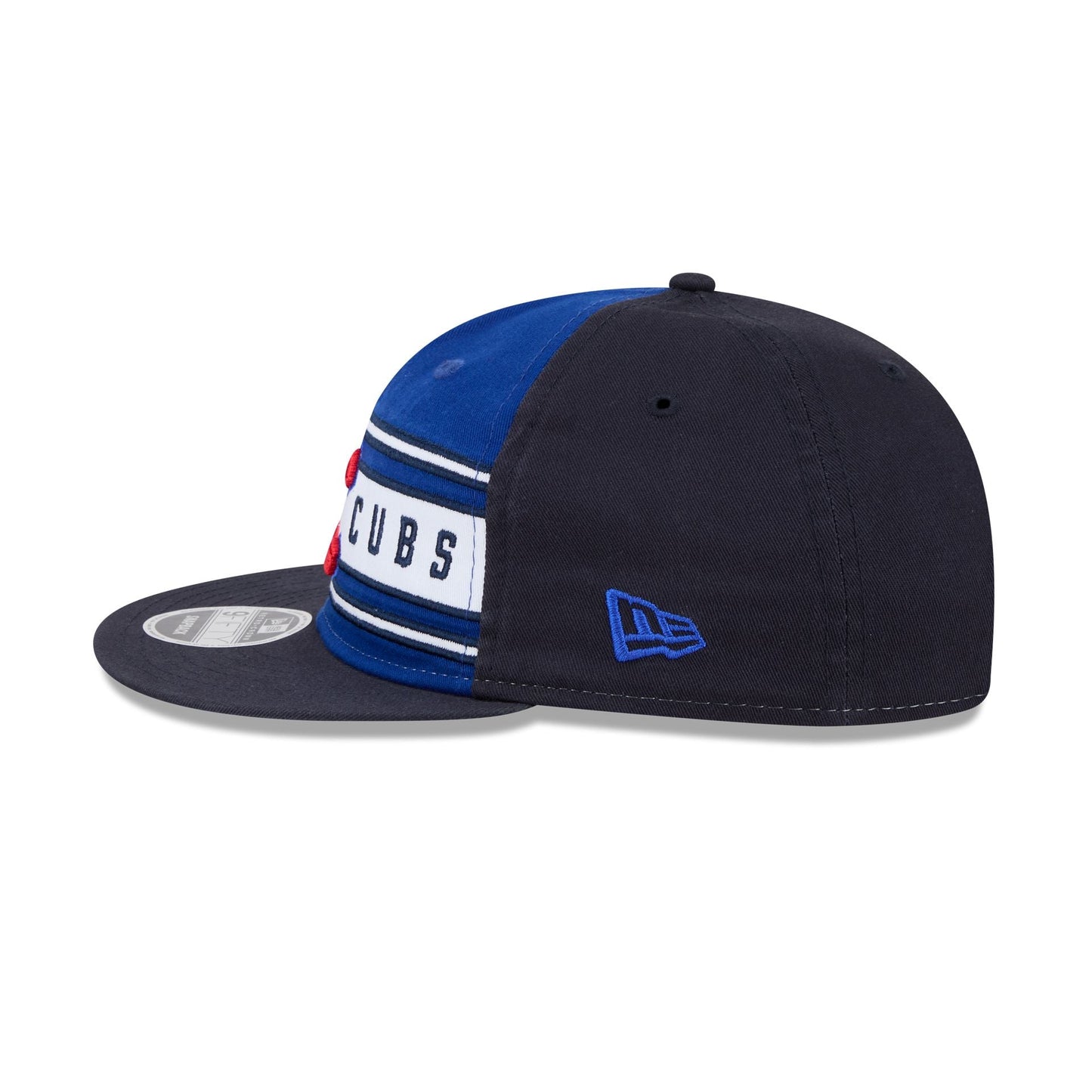 Chicago Cubs Team Stripes Retro Crown 9FIFTY Snapback Hat