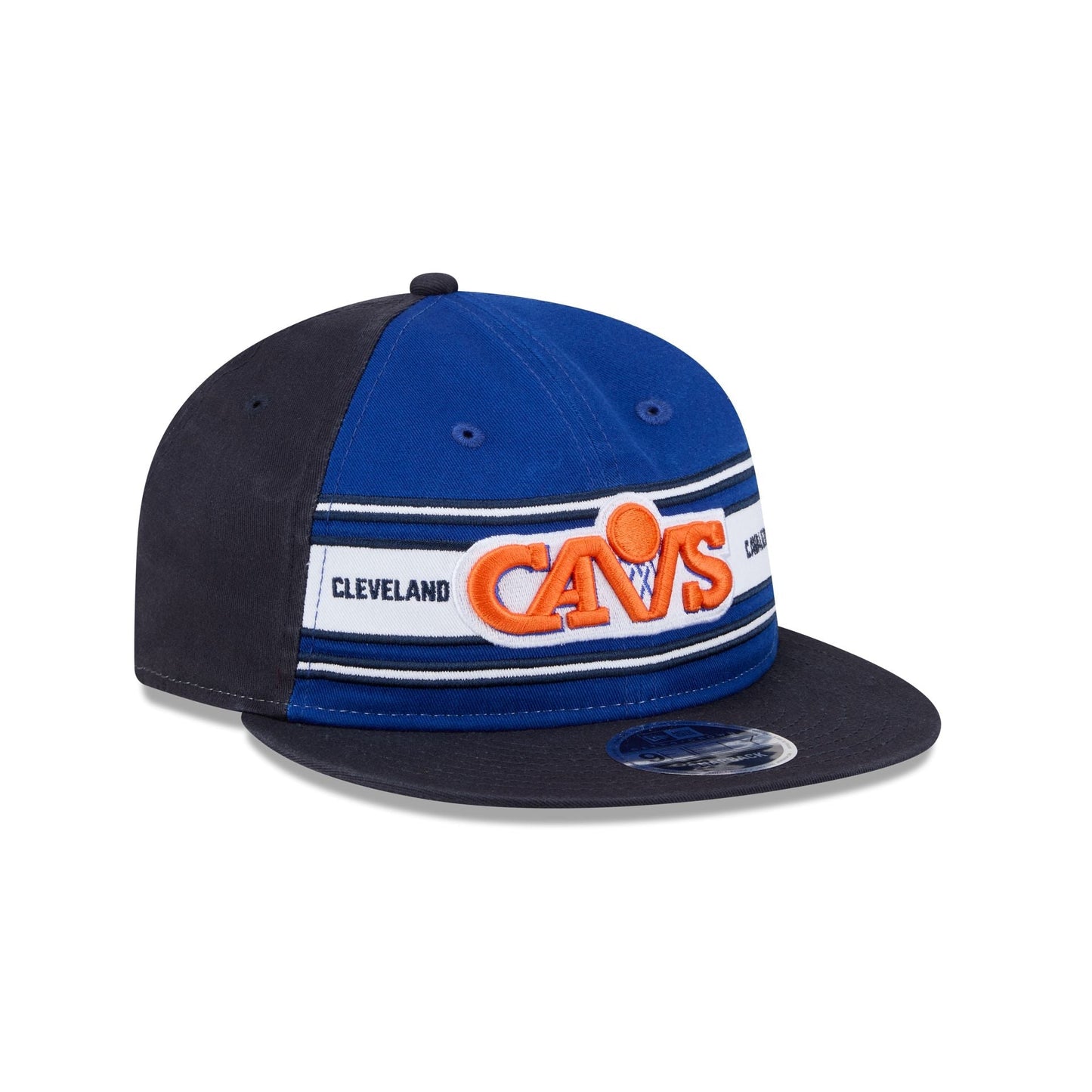 Cleveland Cavaliers Team Stripes Retro Crown 9FIFTY Snapback Hat