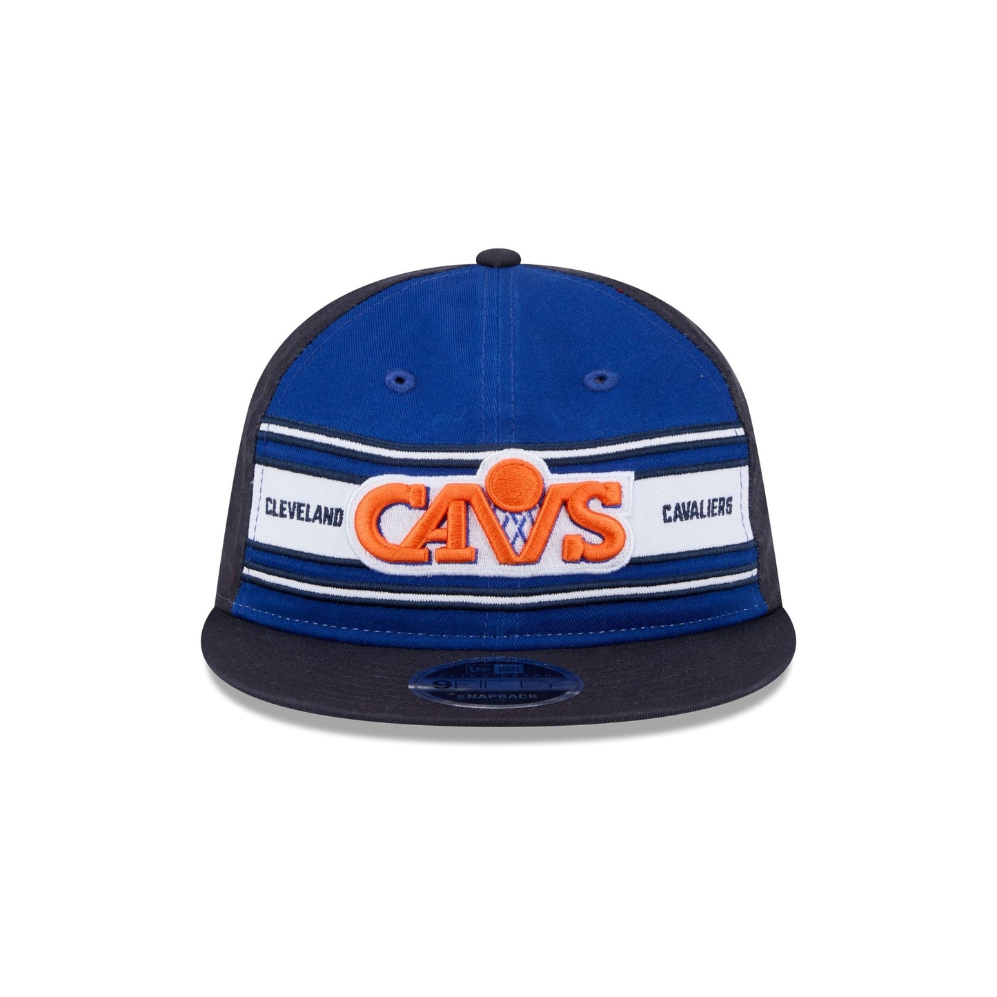 Cleveland Cavaliers Team Stripes Retro Crown 9FIFTY Snapback Hat