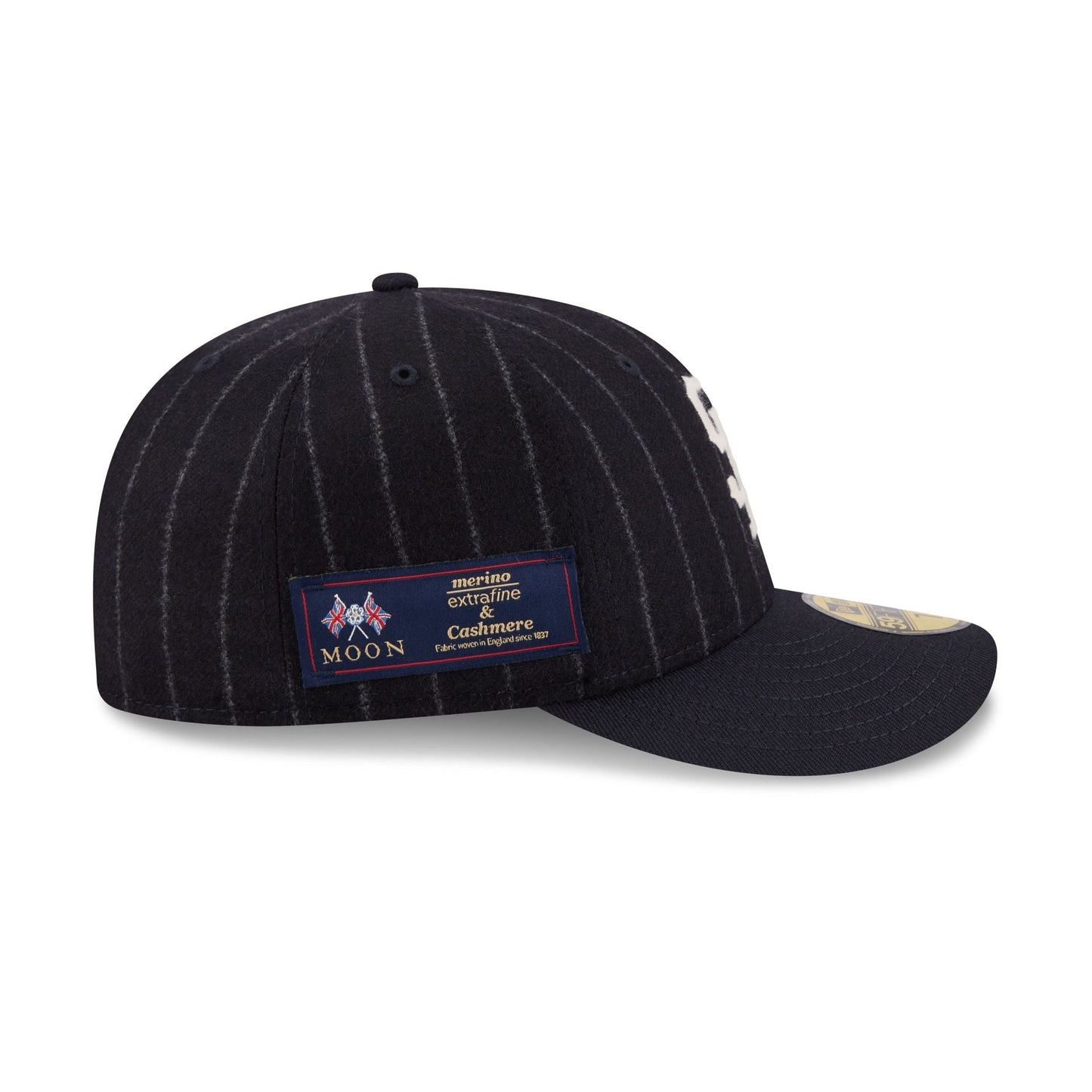 San Francisco Giants Pinstripe Merino & Cashmere Moon 59FIFTY Fitted Hat