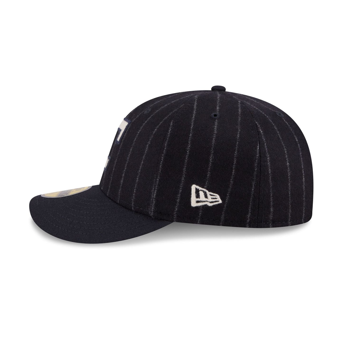 Texas Rangers Pinstripe Merino & Cashmere Moon 59FIFTY Fitted Hat