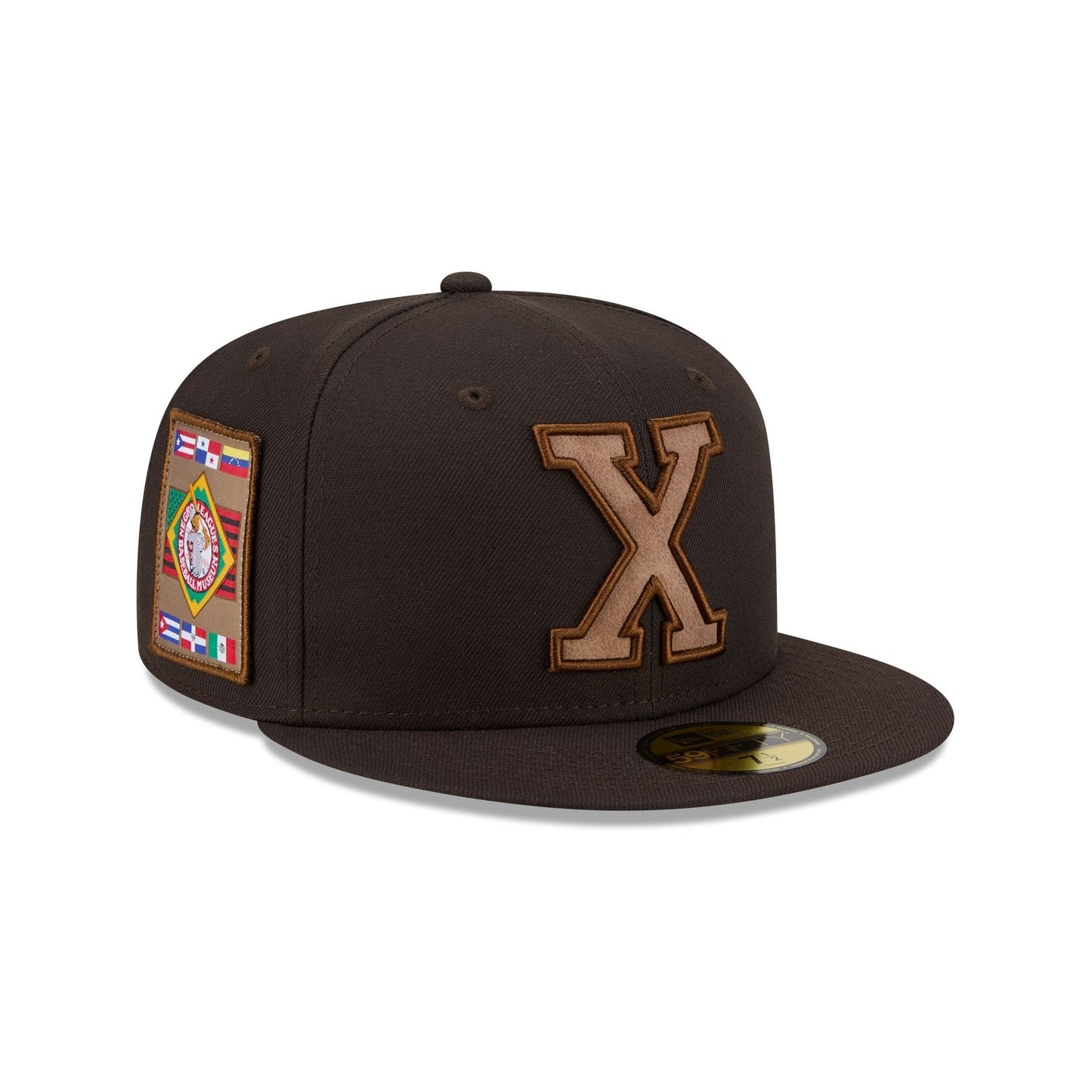 Cuban X Giants Brown Suede 59FIFTY Fitted Hat