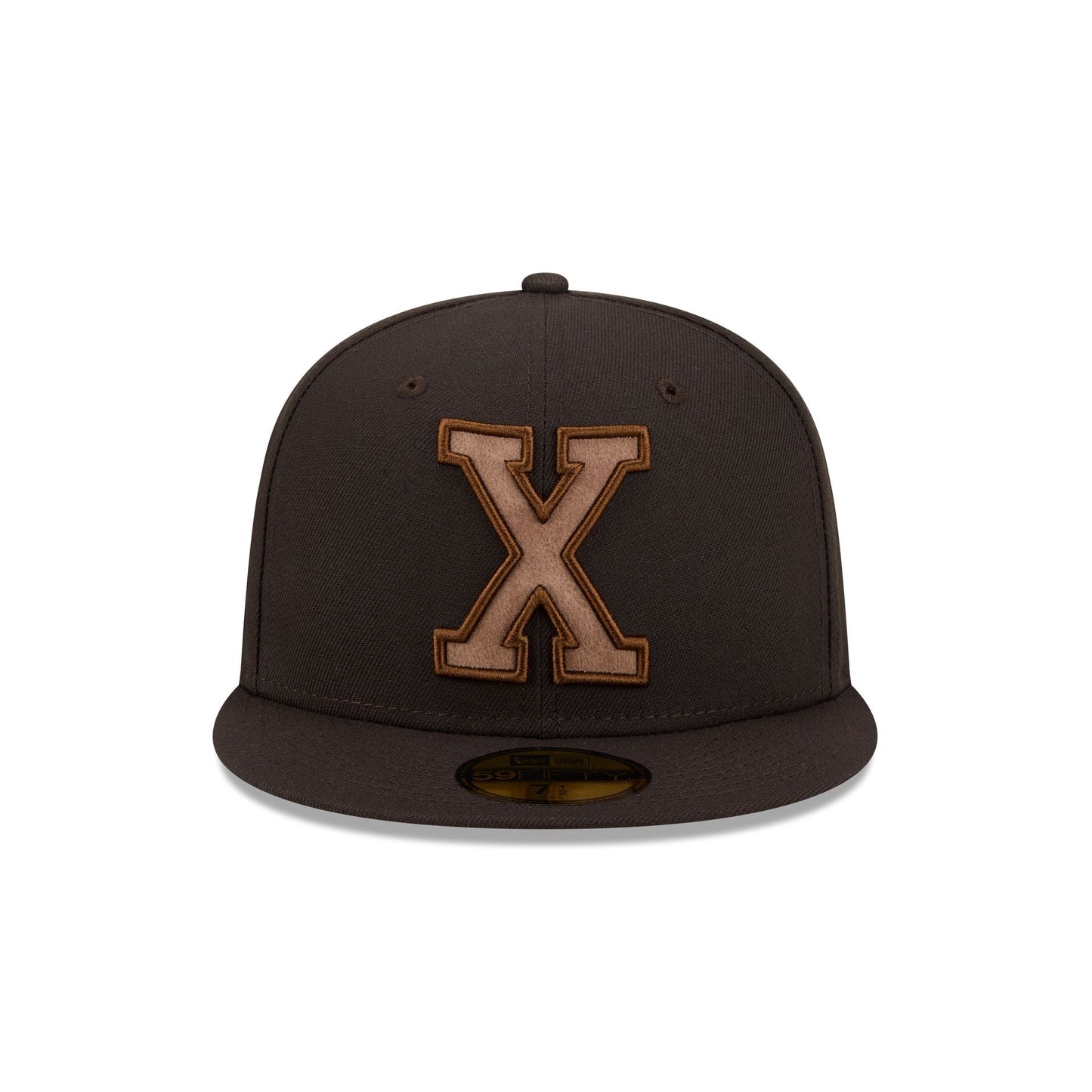 Cuban X Giants Brown Suede 59FIFTY Fitted Hat