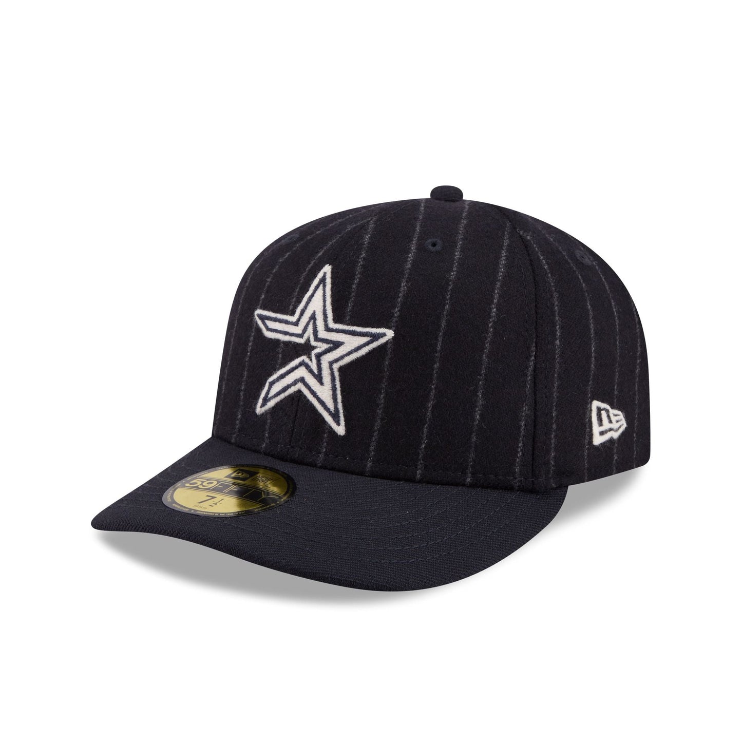 Houston Astros Pinstripe Merino & Cashmere Moon 59FIFTY Fitted Hat