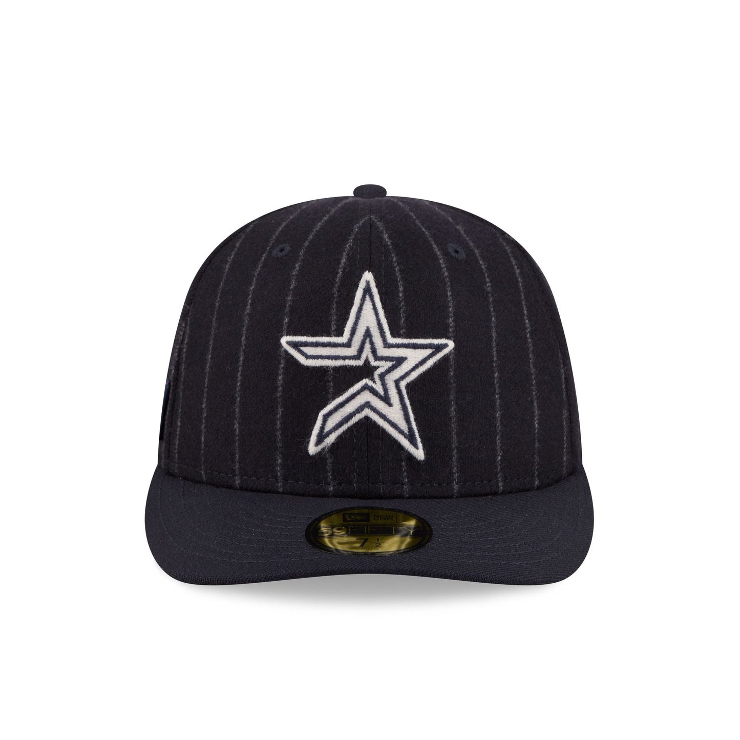 Houston Astros Pinstripe Merino & Cashmere Moon 59FIFTY Fitted Hat