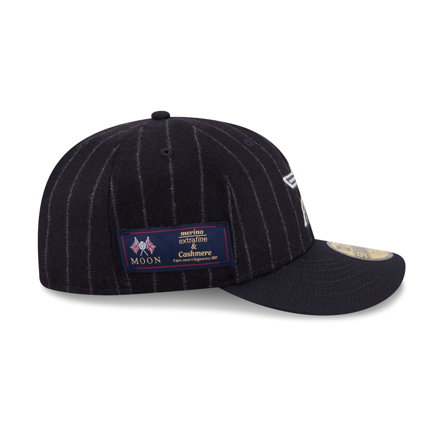 Houston Astros Pinstripe Merino & Cashmere Moon 59FIFTY Fitted Hat