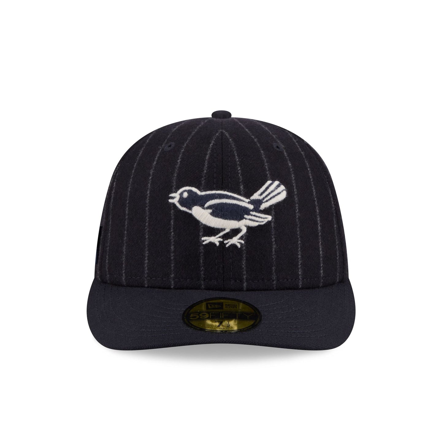 Baltimore Orioles Pinstripe Merino & Cashmere Moon 59FIFTY Fitted Hat