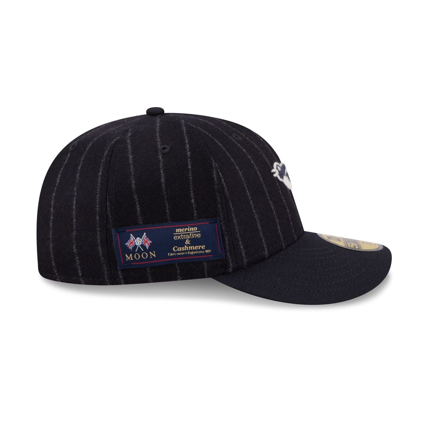 Baltimore Orioles Pinstripe Merino & Cashmere Moon 59FIFTY Fitted Hat