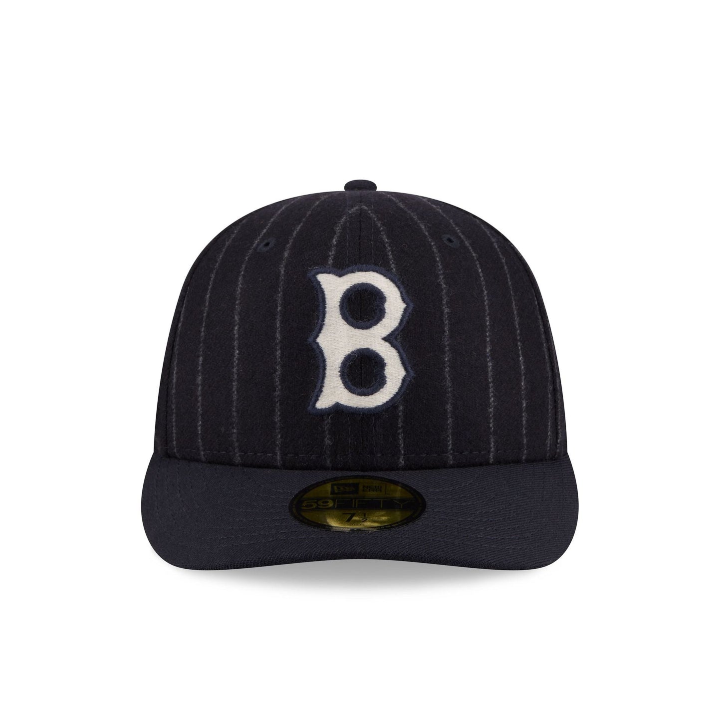 Boston Red Sox Pinstripe Merino & Cashmere Moon 59FIFTY Fitted Hat