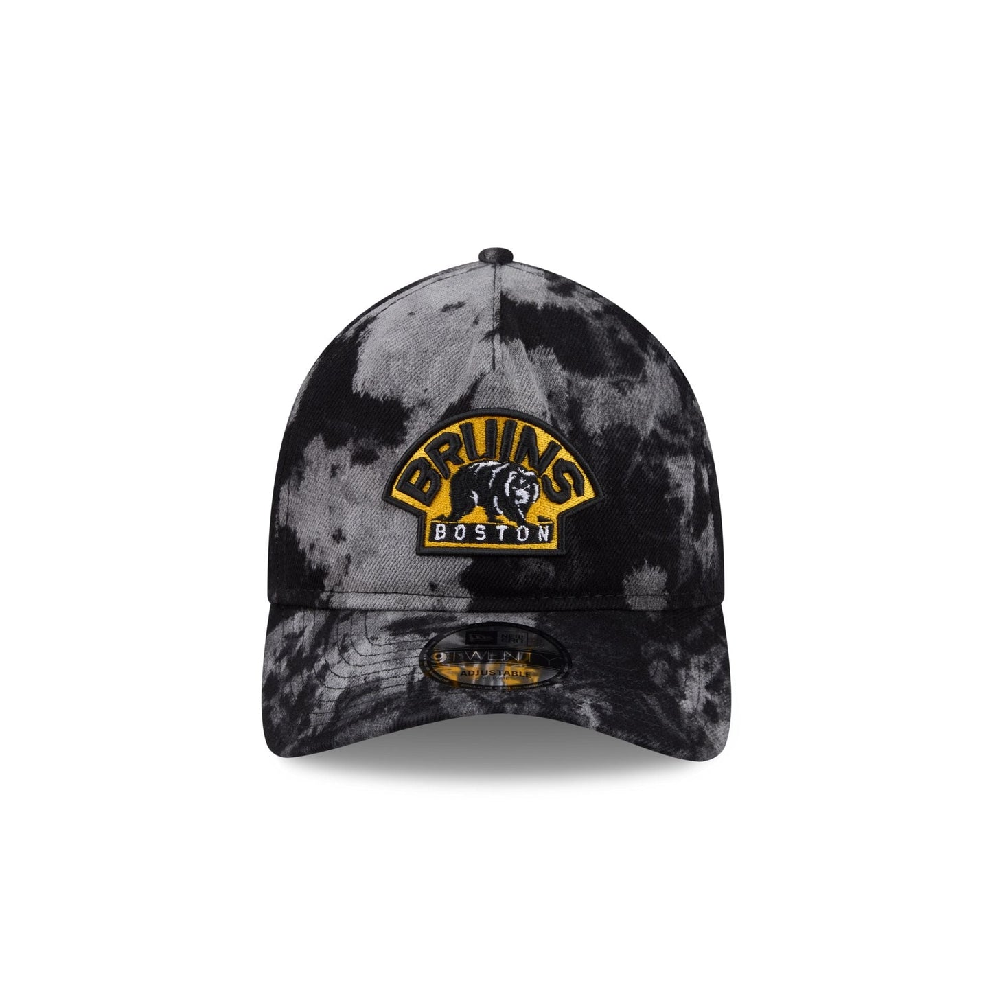 Boston Bruins Bleached Denim 9TWENTY A-Frame Adjustable Hat