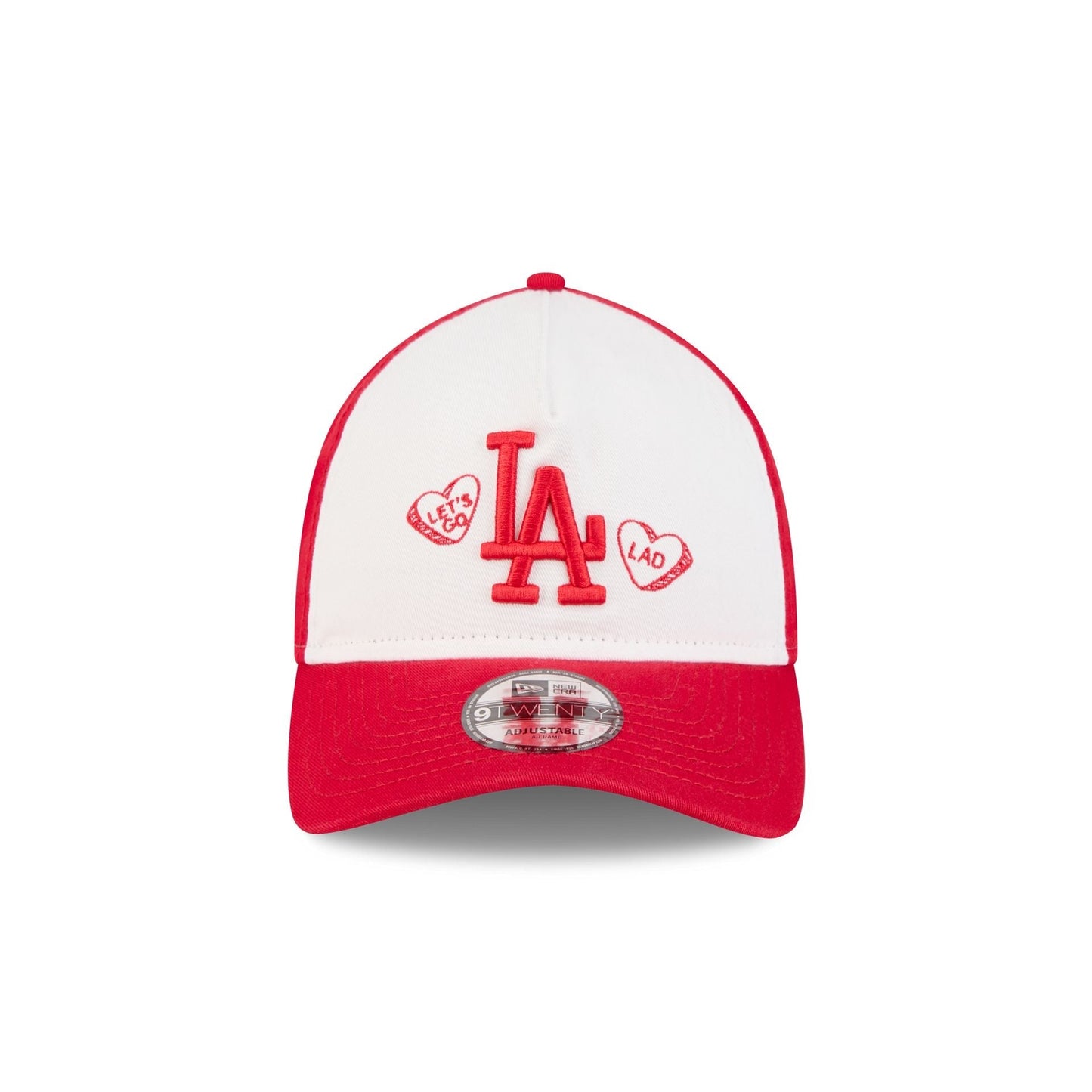 Los Angeles Dodgers Conversation Hearts 9TWENTY A-Frame Adjustable Hat
