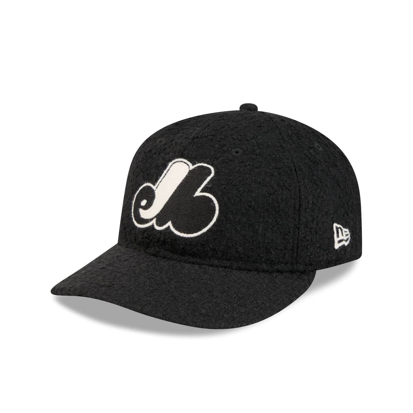 Montreal Expos Navy Merino & Cashmere Moon Retro Crown 9FIFTY Adjustable Hat
