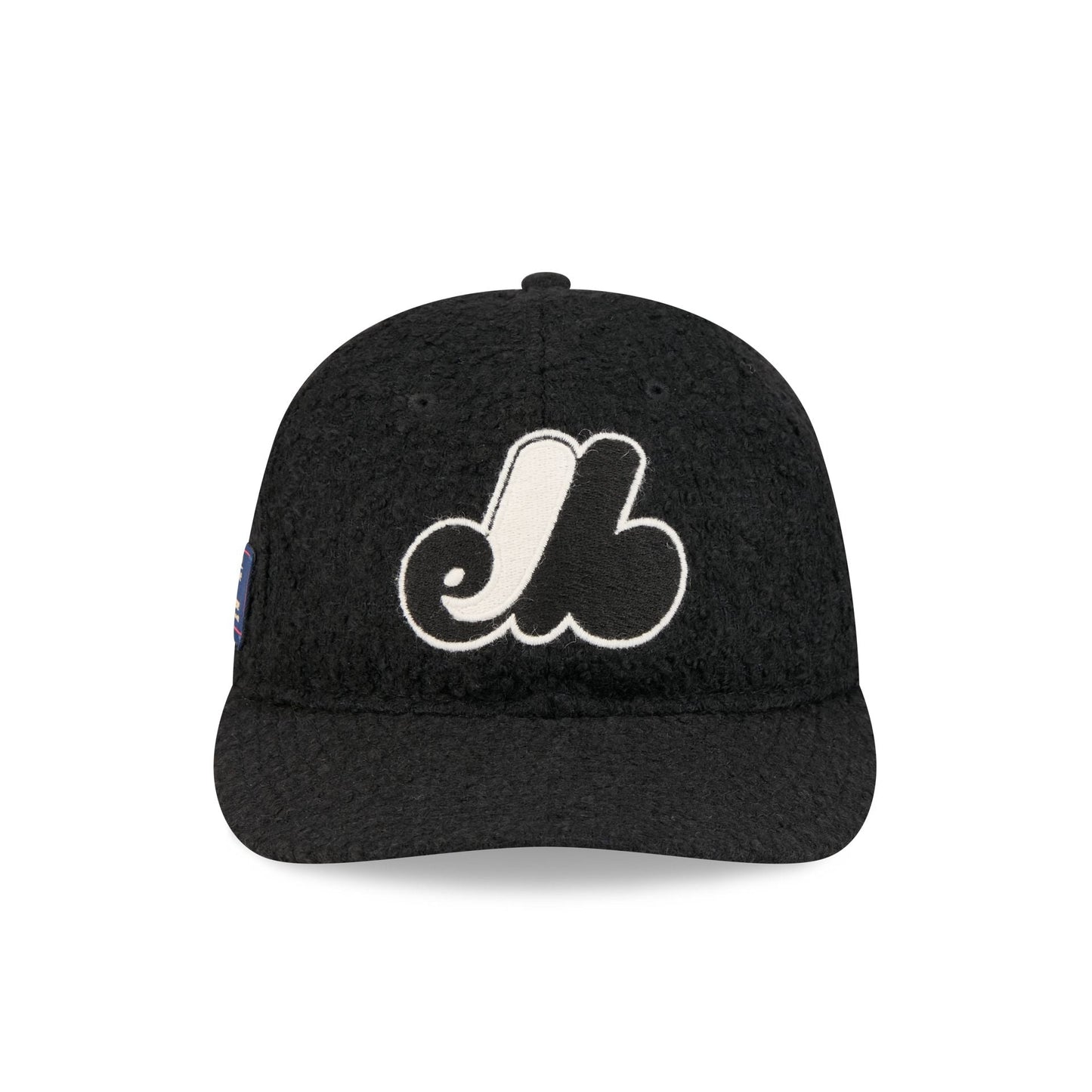 Montreal Expos Navy Merino & Cashmere Moon Retro Crown 9FIFTY Adjustable Hat