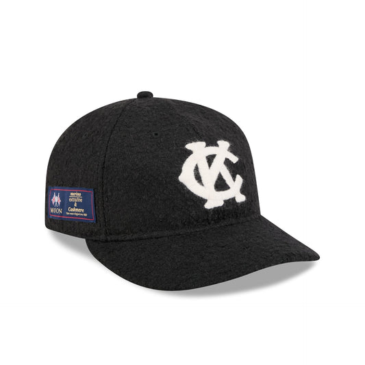 Kansas City Monarchs Navy Merino & Cashmere Moon Retro Crown 9FIFTY Adjustable Hat
