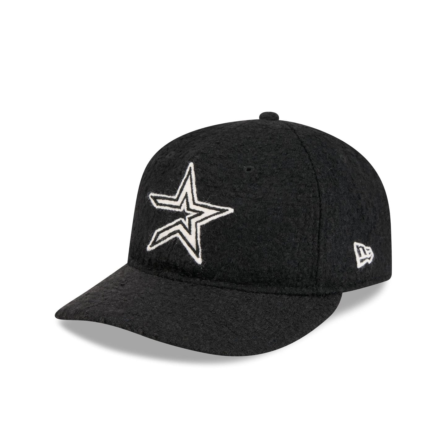 Houston Astros Navy Merino & Cashmere Moon Retro Crown 9FIFTY Adjustable Hat