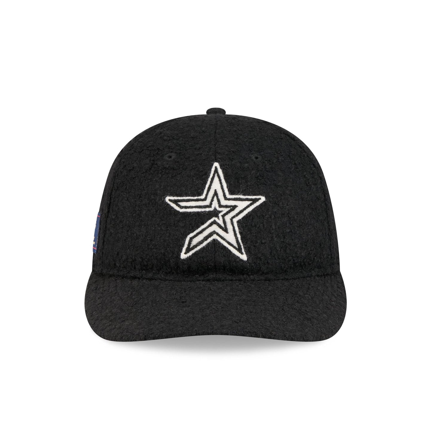 Houston Astros Navy Merino & Cashmere Moon Retro Crown 9FIFTY Adjustable Hat