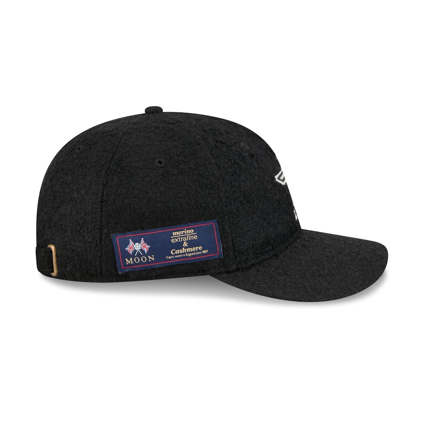 Houston Astros Navy Merino & Cashmere Moon Retro Crown 9FIFTY Adjustable Hat