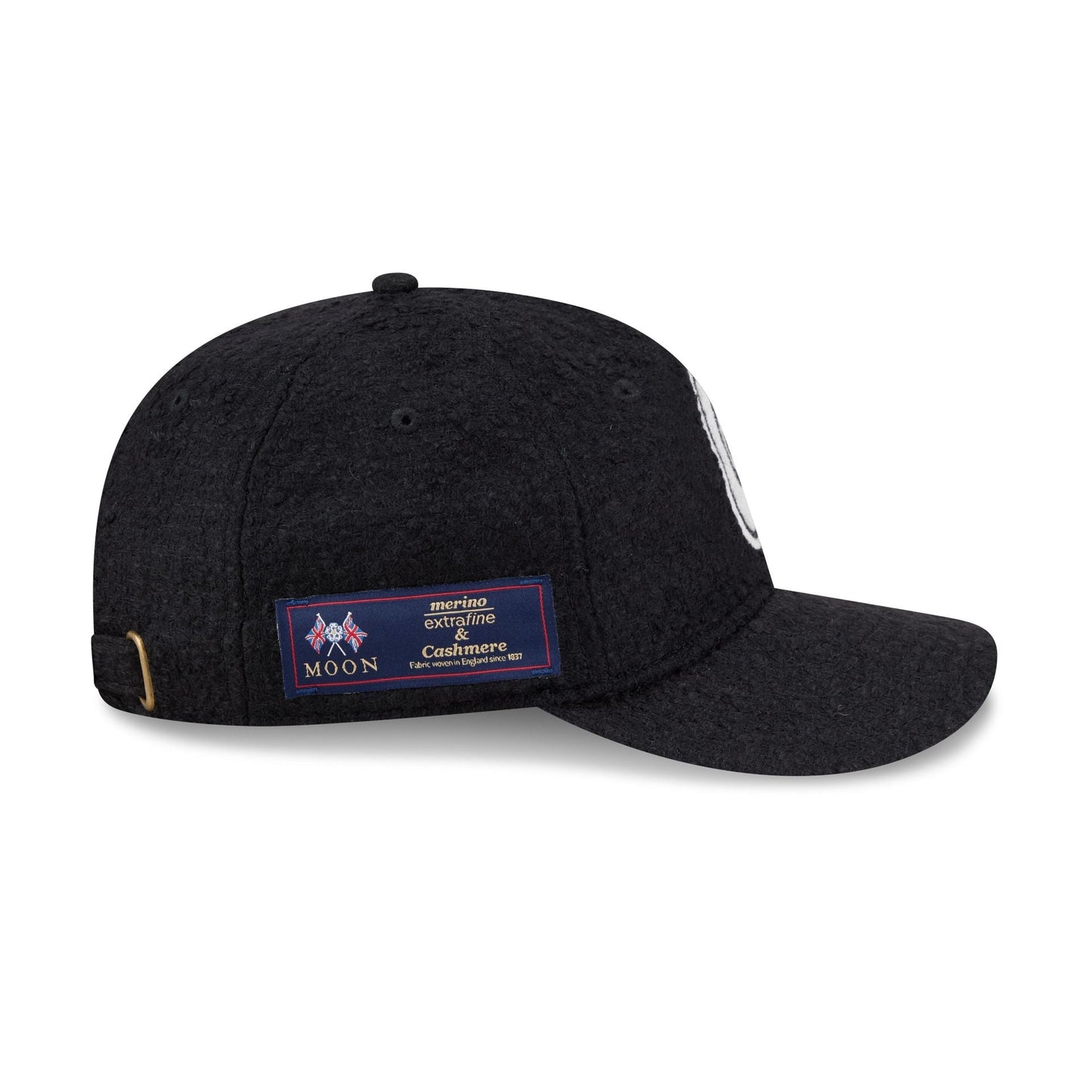 Atlanta Braves Navy Merino & Cashmere Moon Retro Crown 9FIFTY Adjustable Hat