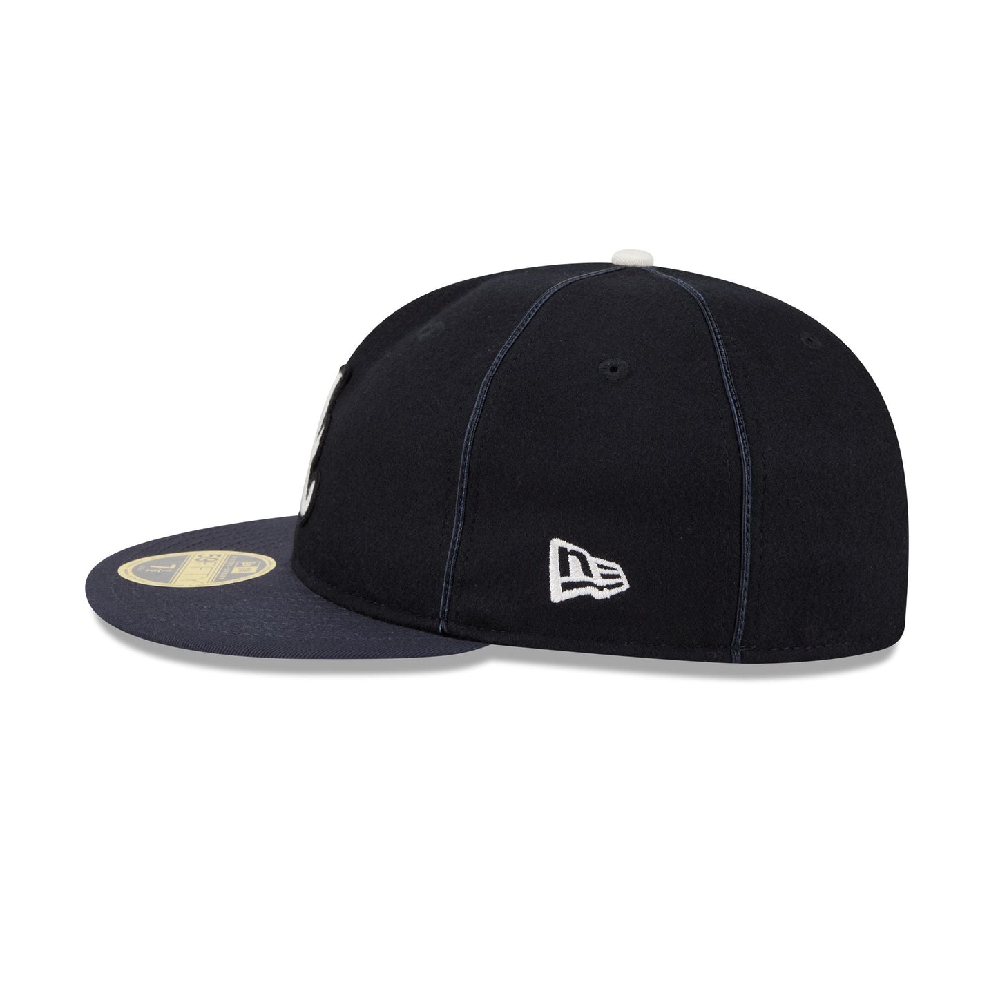 Atlanta Braves Felt Logo Retro Crown 59FIFTY Fitted Hat