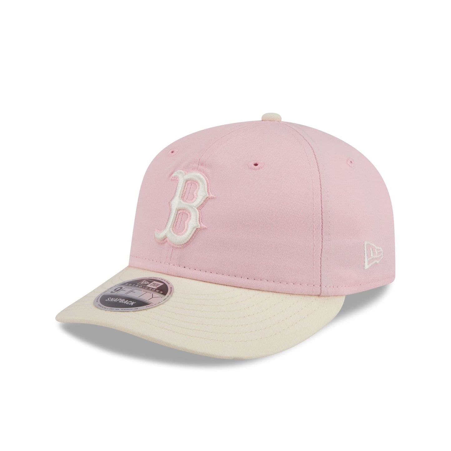 Boston Red Sox Light Pink Retro Crown 9FIFTY Snapback Hat