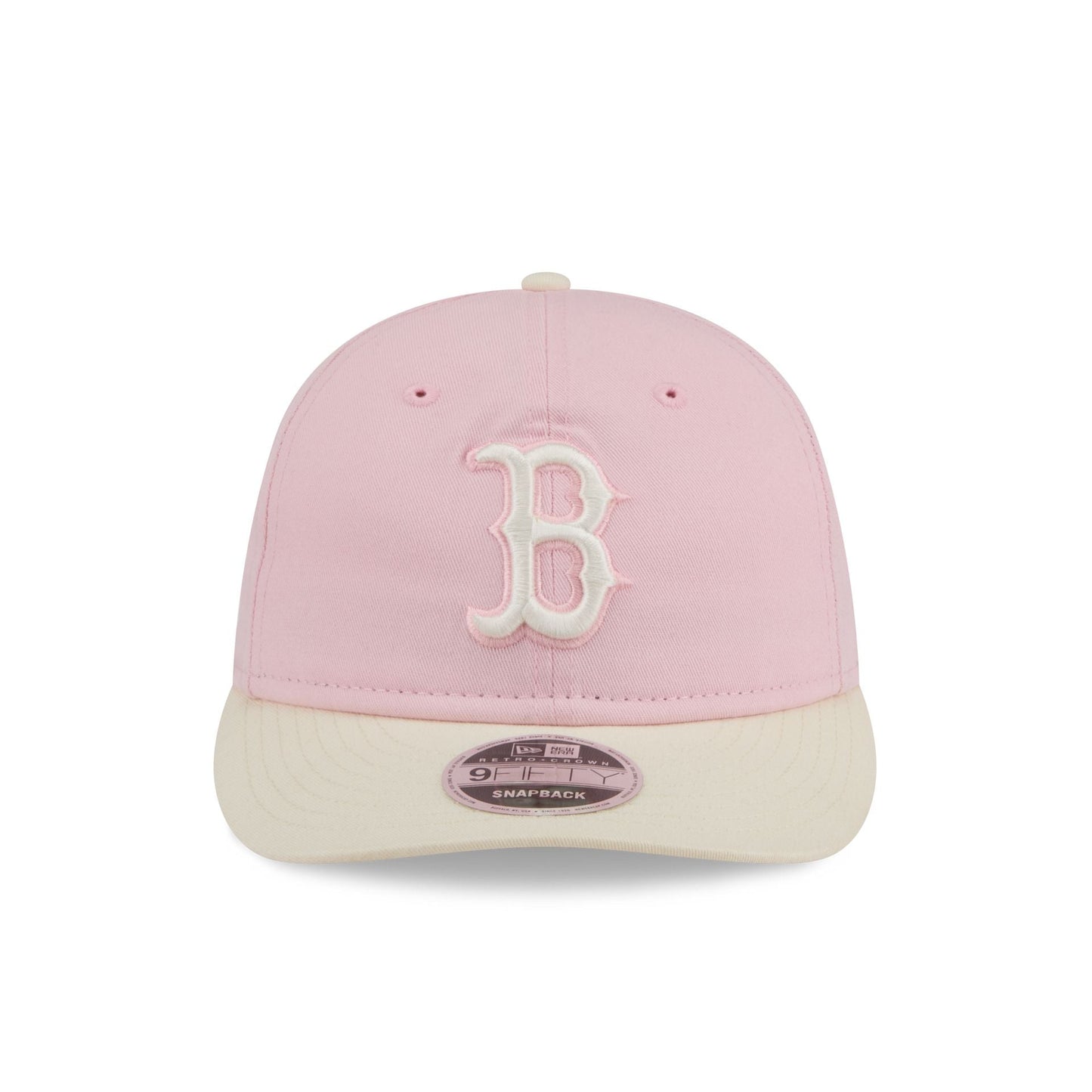 Boston Red Sox Light Pink Retro Crown 9FIFTY Snapback Hat