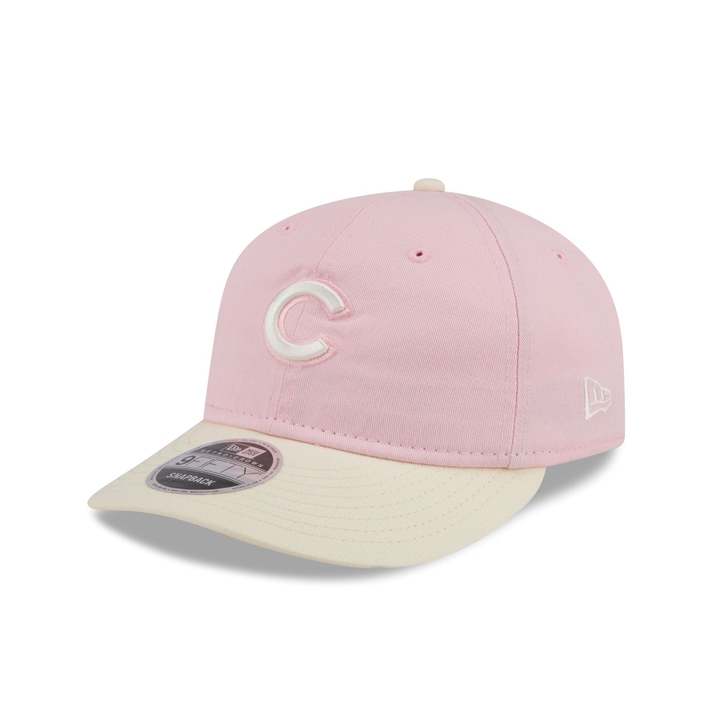 Chicago Cubs Light Pink Retro Crown 9FIFTY Snapback Hat