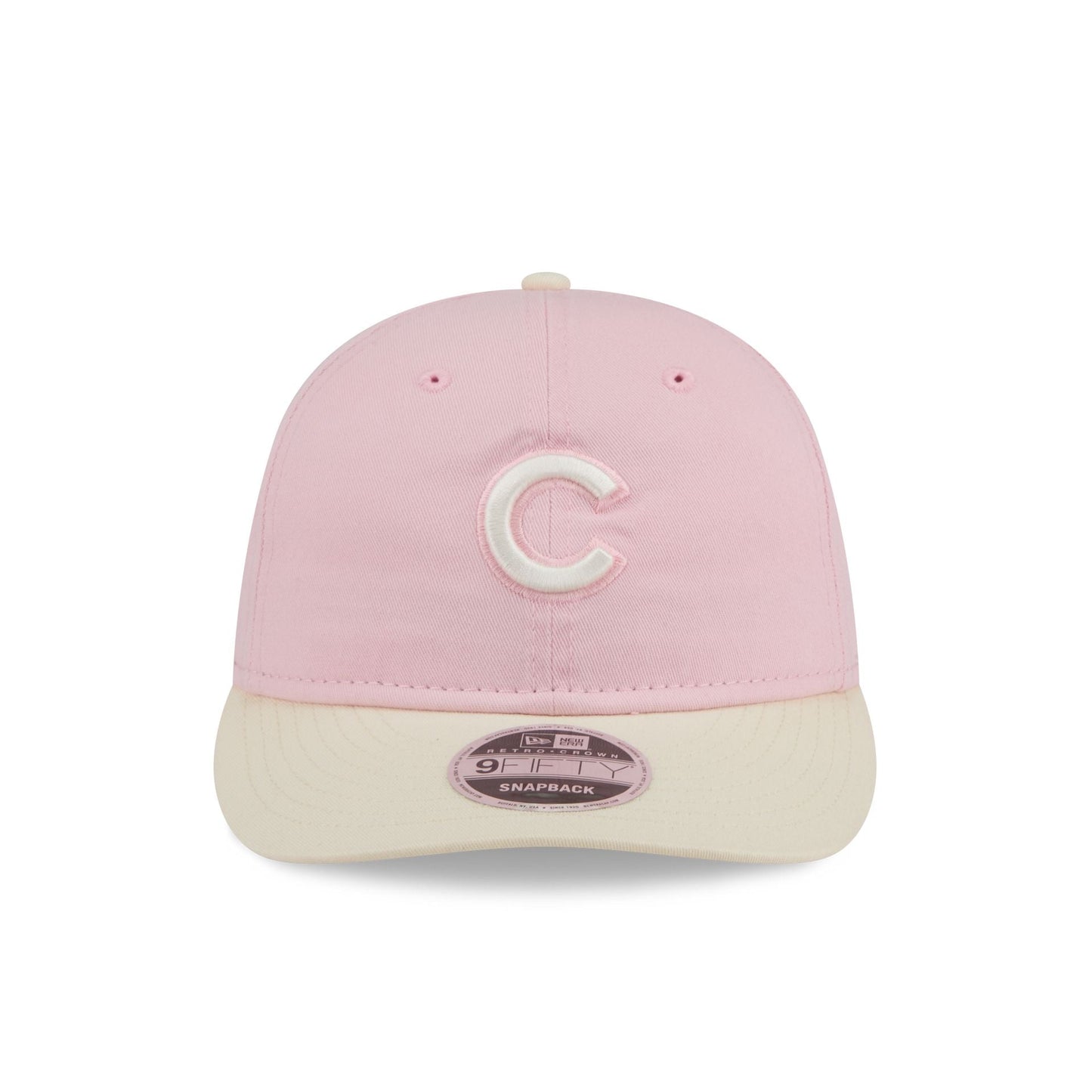 Chicago Cubs Light Pink Retro Crown 9FIFTY Snapback Hat
