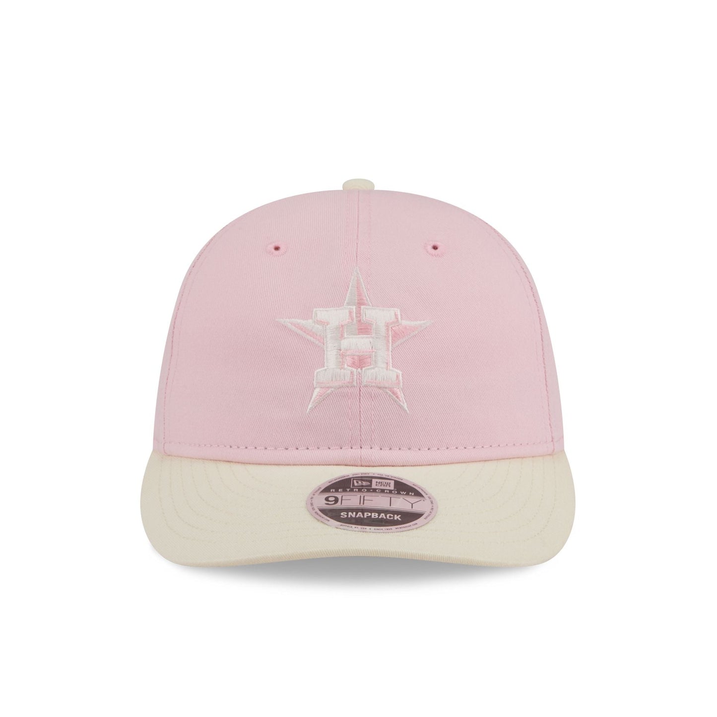 Houston Astros Light Pink Retro Crown 9FIFTY Snapback Hat