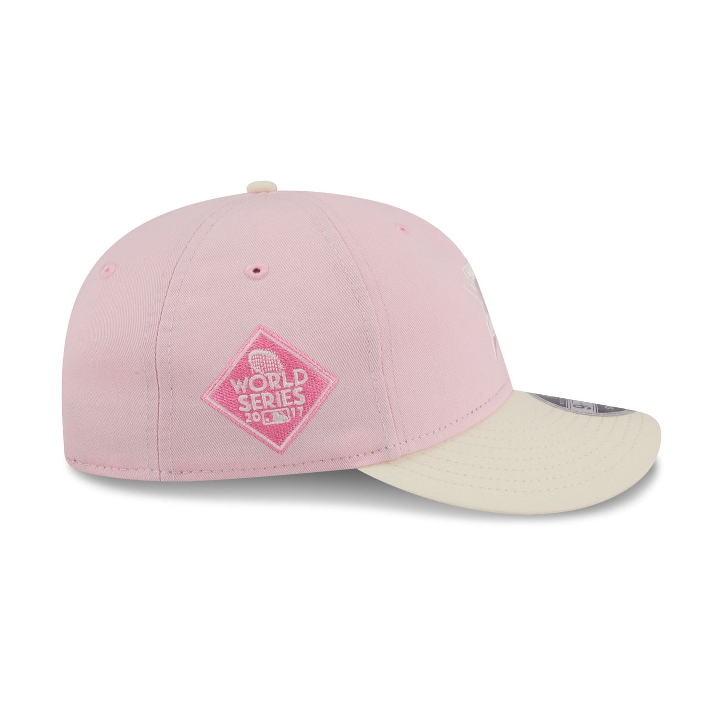 Houston Astros Light Pink Retro Crown 9FIFTY Snapback Hat