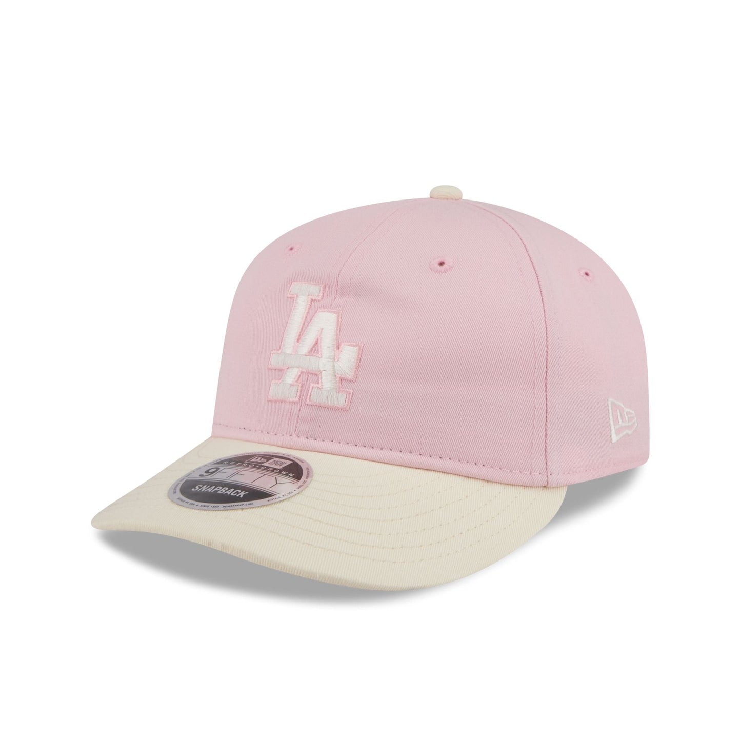 Los Angeles Dodgers Light Pink Retro Crown 9FIFTY Snapback Hat