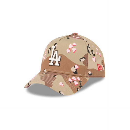 Los Angeles Dodgers Camo Hearts 9FORTY A-Frame Snapback Hat