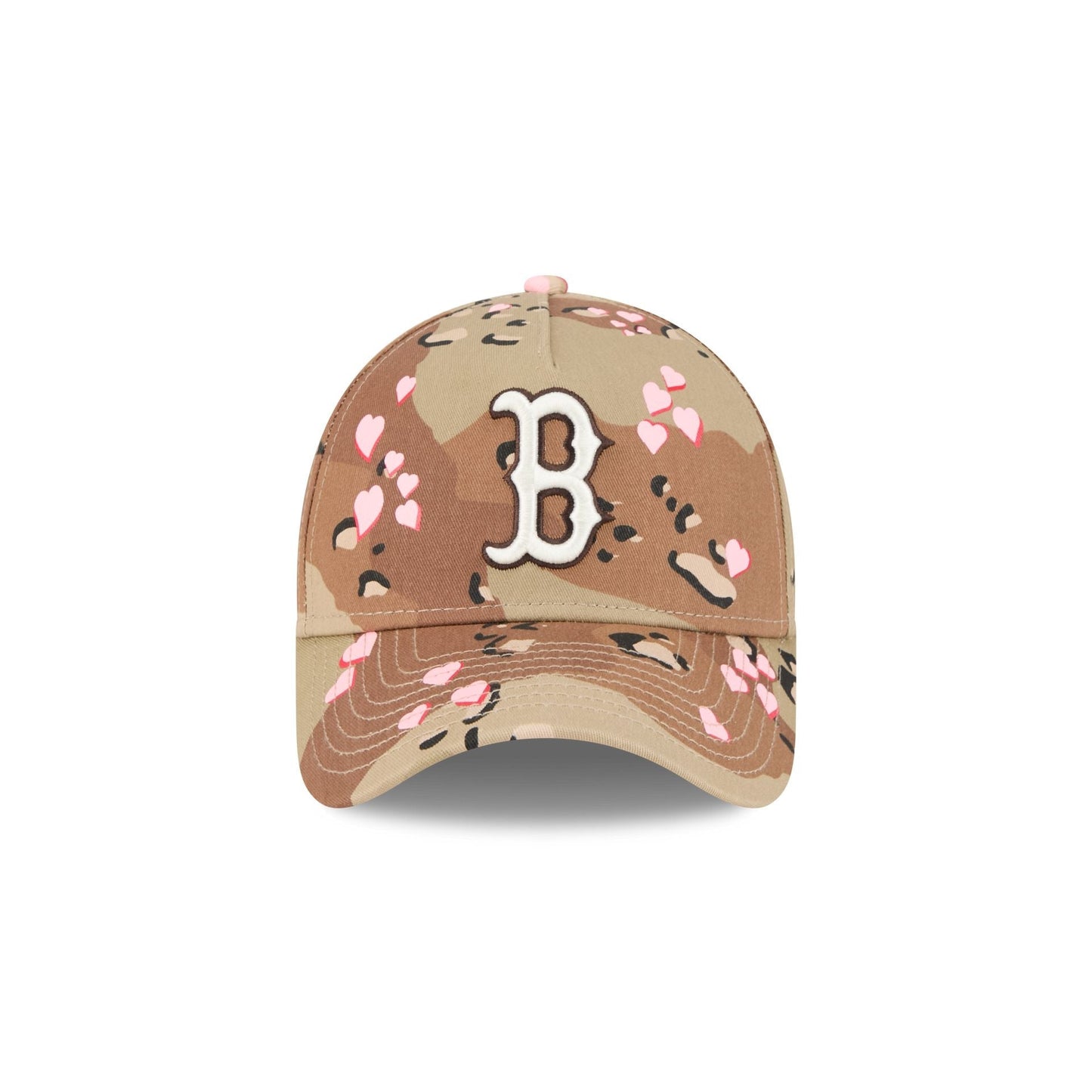 Boston Red Sox Camo Hearts 9FORTY A-Frame Snapback Hat