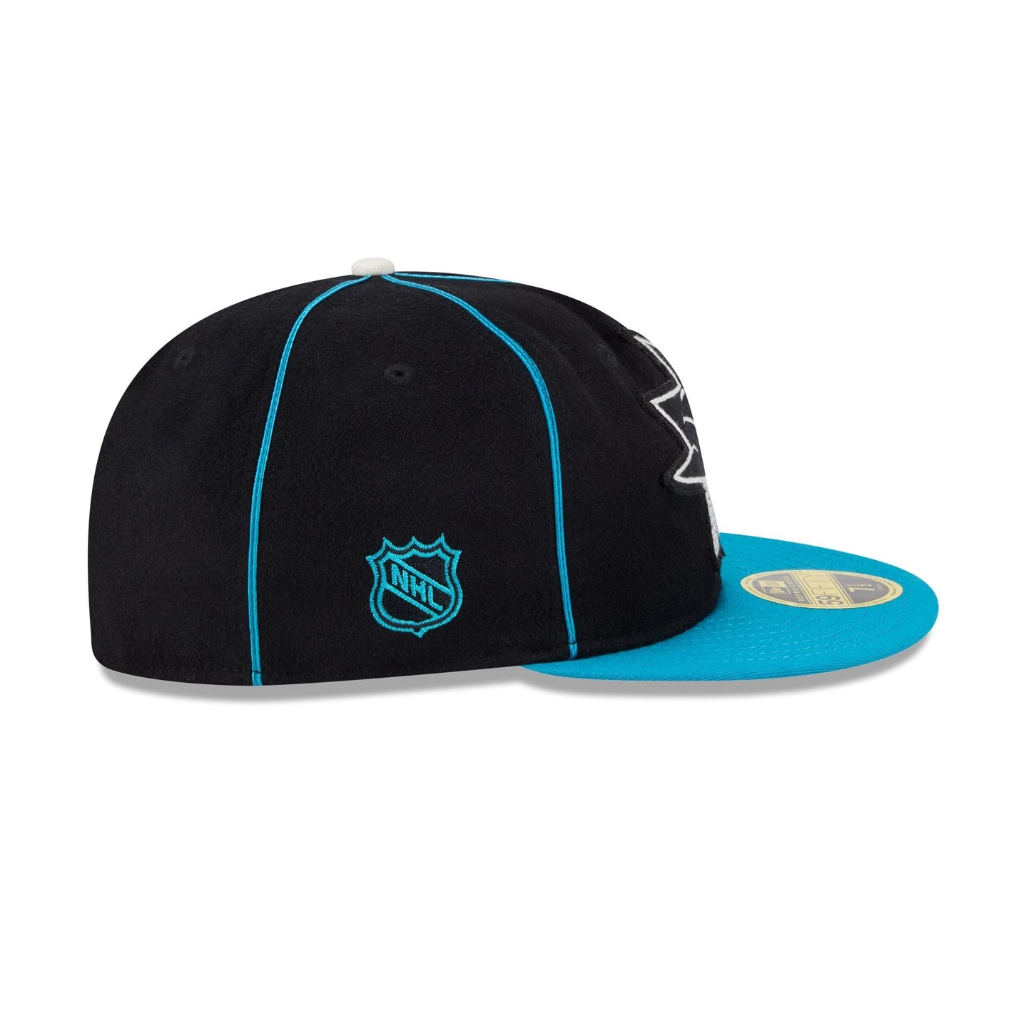San Jose Sharks Felt Logo Retro Crown 59FIFTY Fitted Hat