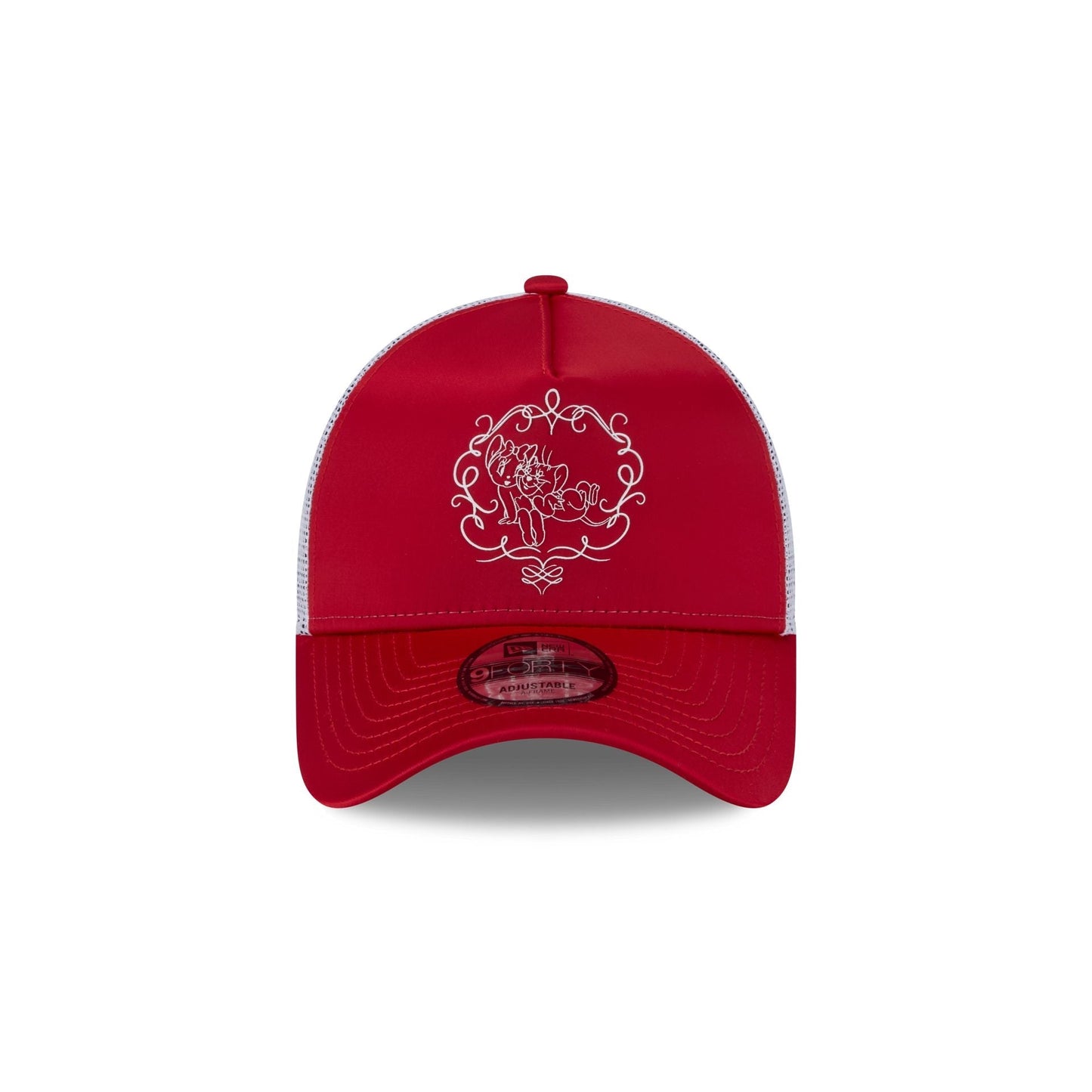 Tom and Jerry Jerry and Cherie Mouse 9FORTY A-Frame Trucker Hat