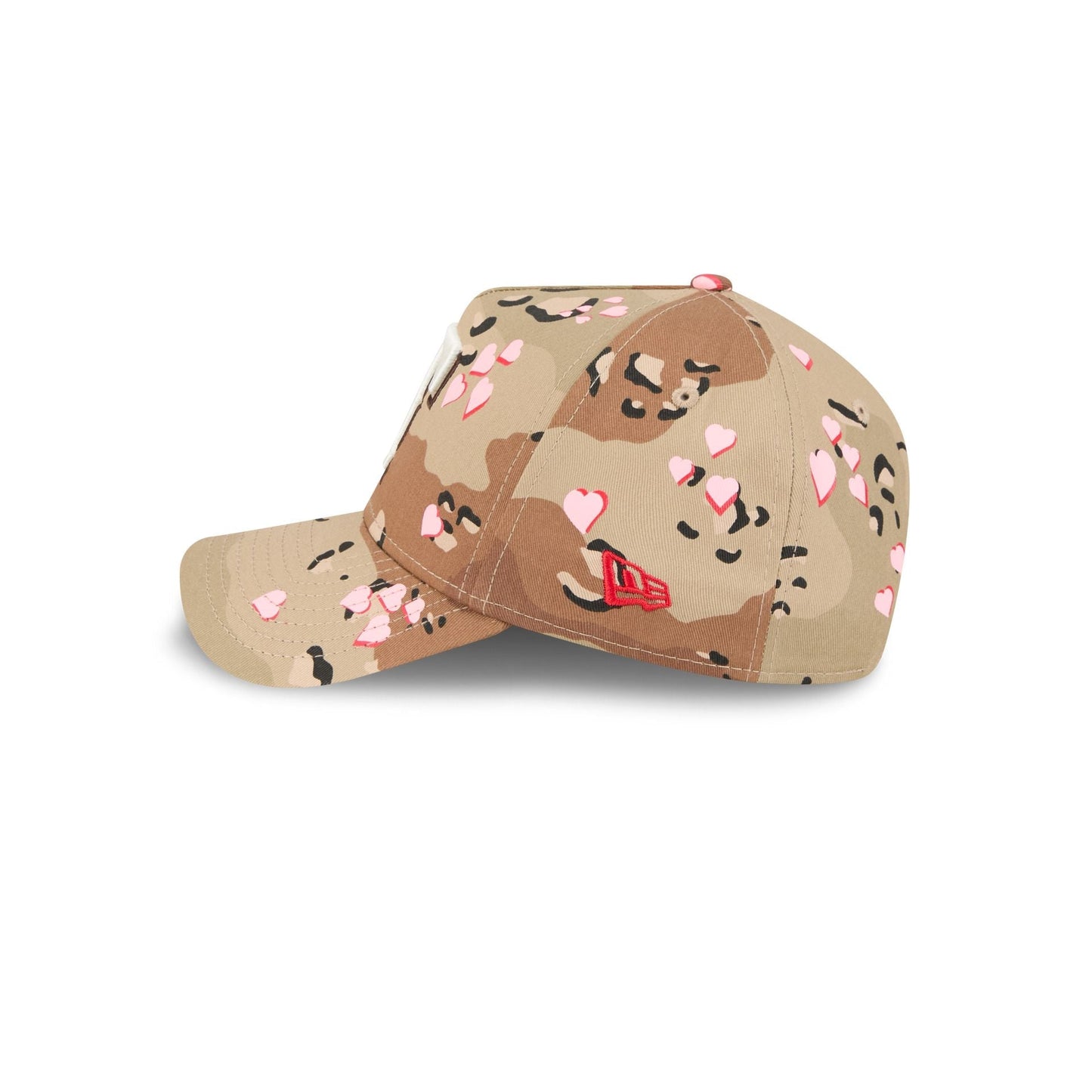 Texas Rangers Camo Hearts 9FORTY A-Frame Snapback Hat