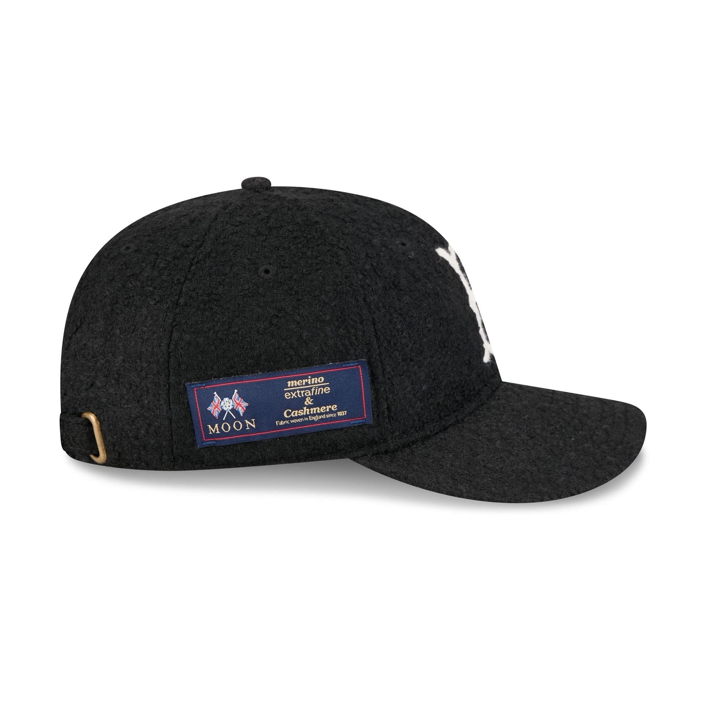 Brooklyn Dodgers Navy Merino & Cashmere Moon Retro Crown 9FIFTY Adjustable Hat