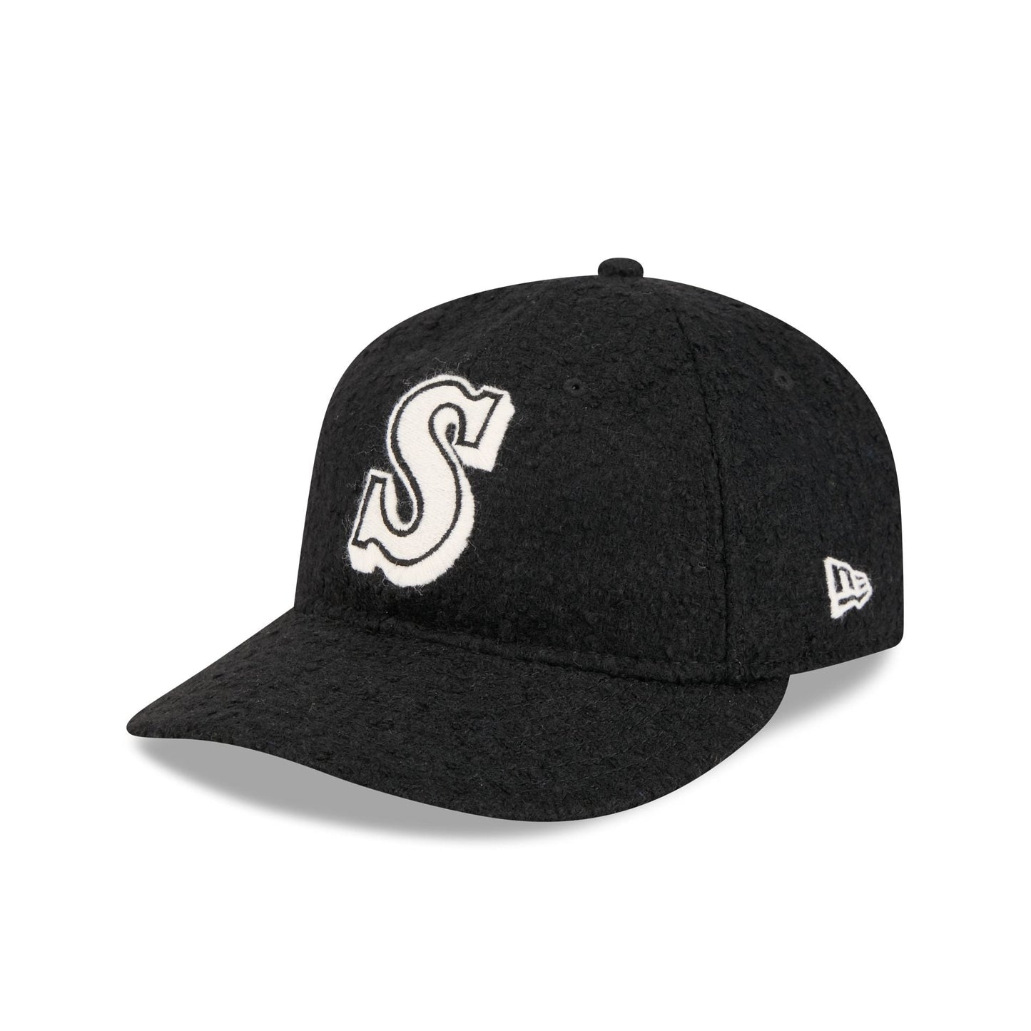 Seattle Mariners Navy Merino & Cashmere Moon Retro Crown 9FIFTY Adjustable Hat