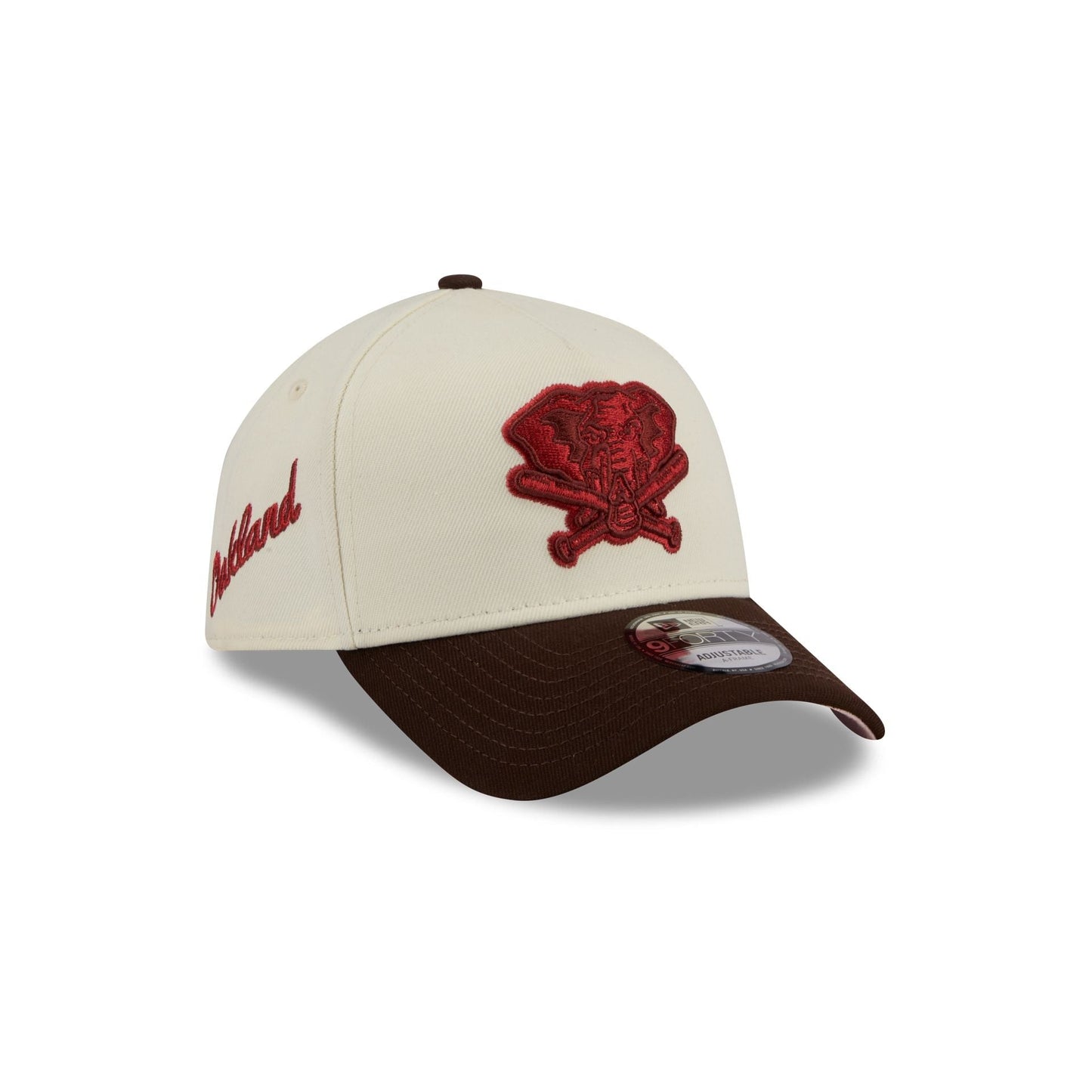 Athletics City Script 9FORTY A-Frame Snapback Hat